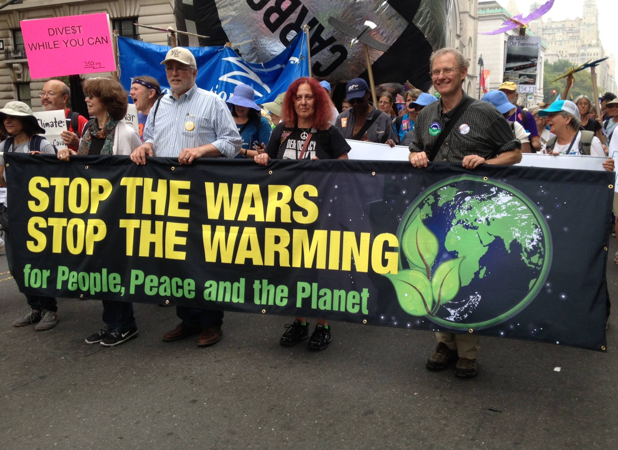 stop the wars stop the warming