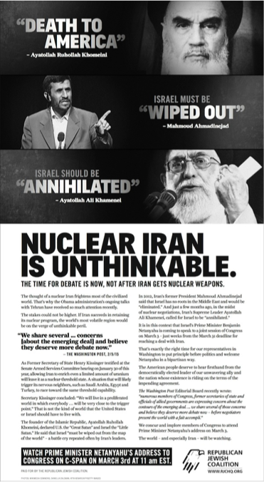 RJC Nuclear Iran Ad