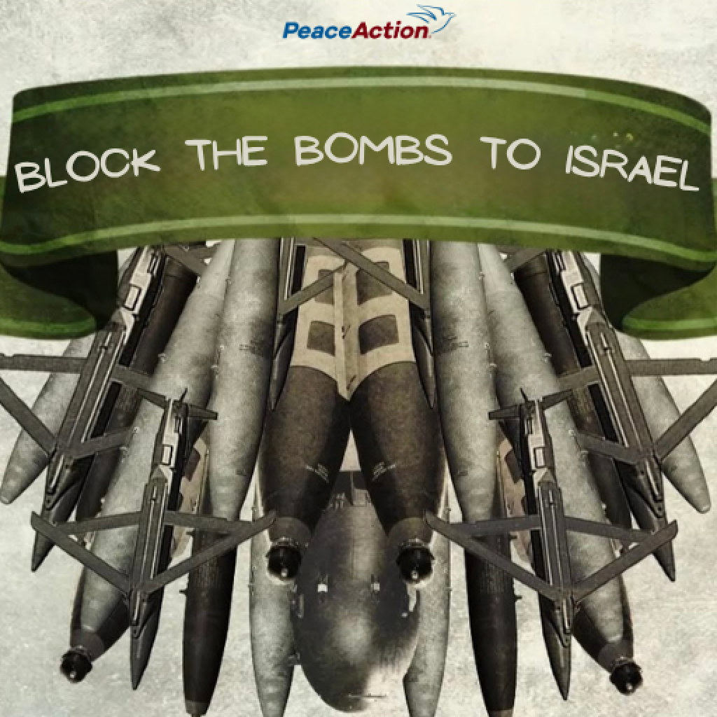 Since the beginning of Israel’s genocide against Palestinians in Gaza in October 2023, the US has given more than $30 billion in taxpayer-funded weapons to Israel to enable its atrocities.
The US is not only complicit in Israel’s killing of more than 65,000 Palestinians–our weapons make us partners in crime.
As Israel escalates its genocidal violence by killing and starving Palestinians, and by driving them from their homes, it’s time to Block the Bombs!
Representatives Delia Ramirez, Sara Jacobs, Pramila Jayapal, and Mark Pocan, along with 18 colleagues, publicly announced the introduction of a historic bill in Congress to do just that.